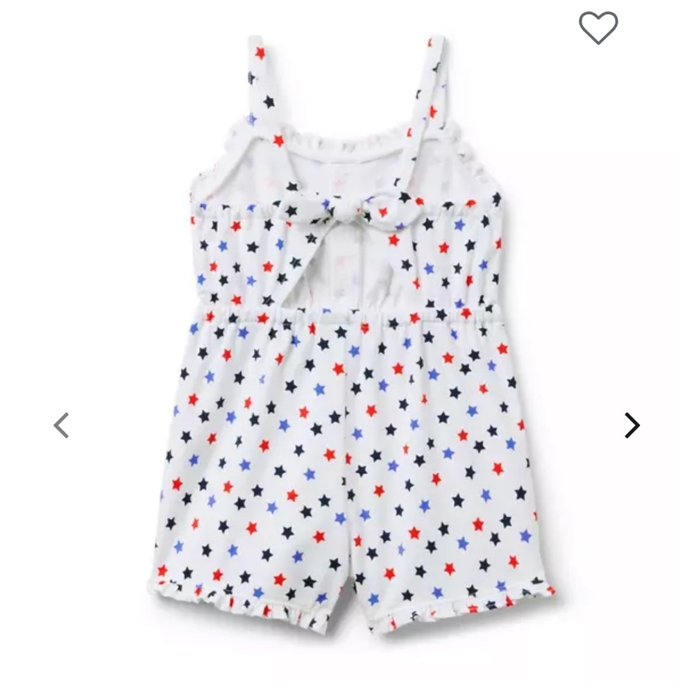 Star Ruffle Cuff Romper - Picture 2 of 4